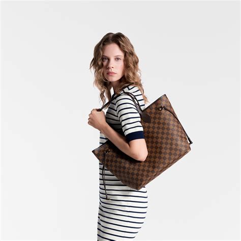 Neverfull MM Damier Ebene Mid Size Tote 